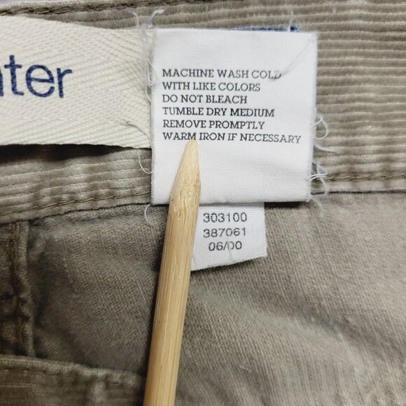 Gap Pants Mens 36x30 Carpenter Corduroy Straight Leg Relaxed Fit Y2K Vintage - Picture 11 of 12